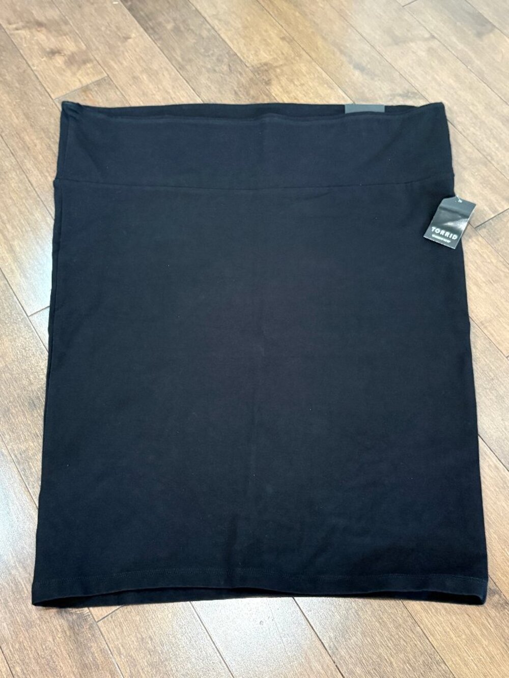 NWT Torrid Knit Foldover Pencil Skirt, Black, Plus Size 2X